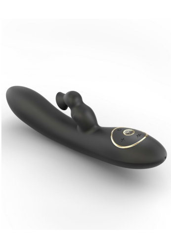Вібратор кролик з вакуумною стимуляцією клітора чорний Dorcel DIVINE RABBIT - 2