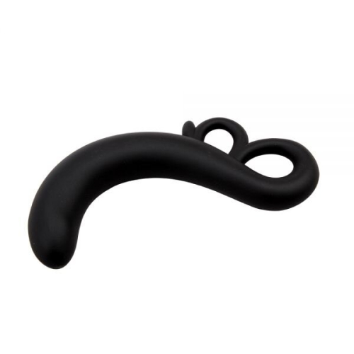 Массажер простаты силиконовый Chisa Two-Finger Plug черный - 4