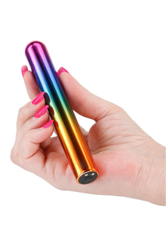 Вибратор вагинальный радужный NS Novelties Chroma Rainbow размер L - 2