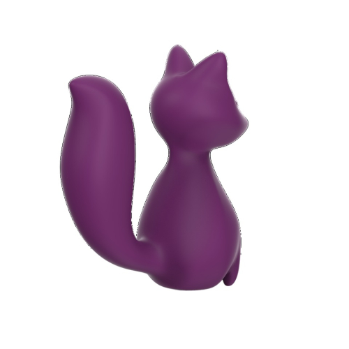 Міні-вібратор кліторальний у формі лисиці фіолетовий Every Night Toys Doris 10 режимів вібрації - 3