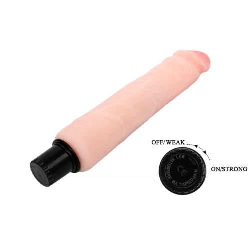 Вибратор телесного цвета Lybaile The Realistic Cock - 6