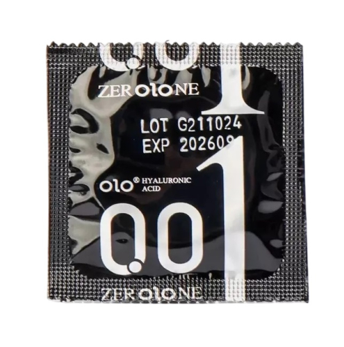 Латексні гладкі ультратонкі презервативи OLO Zerolone ultra thin 10 штук - 5