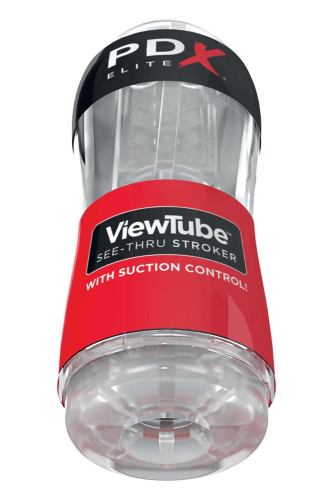Мастурбатор для мужчин прозрачный Pipedream PDX Elite Viewtube See-Thru Stroker - 2