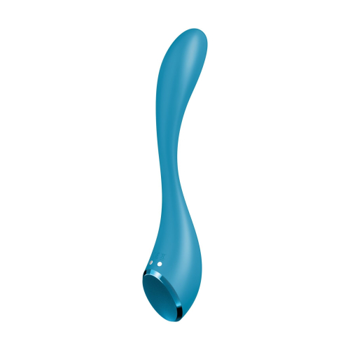 Смарт-вібратор для точки G блакитного кольору Satisfyer Flex 5 - 5