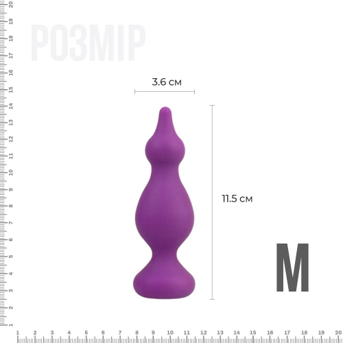 Анальна пробка Adrien Lastic Amuse Medium Purple (M) - 2