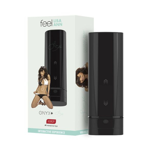 Автоматический мастурбатор смарт для секса на растоянии Kiiroo Onyx+ Lisa Ann 10 сжимающихся колец - 1