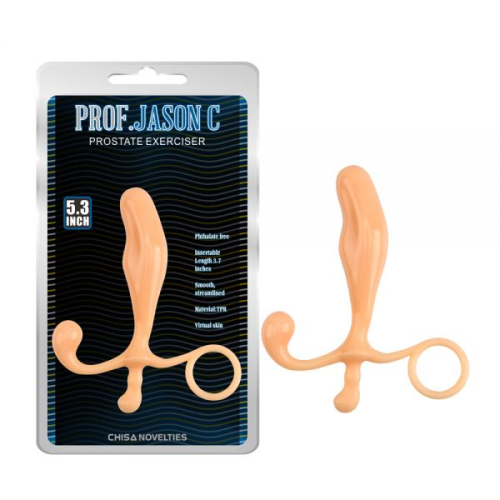 Анальный стимулятор для мужчин бежевый Chisa Prostate Exerciser - 1