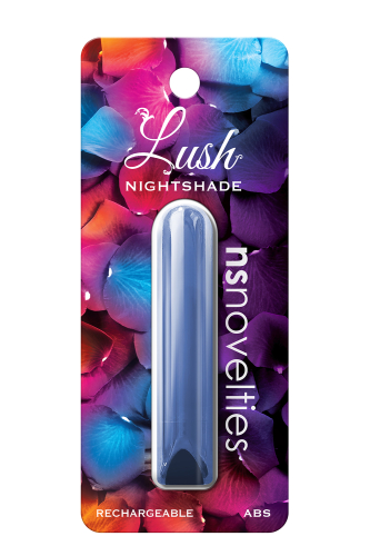 Вибропуля синего цвета NS Novelties Lush nightshade - 2
