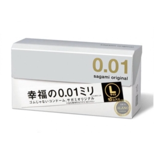 Ультратонкие презервативы Sagami Original L 0.01мм 10 штук