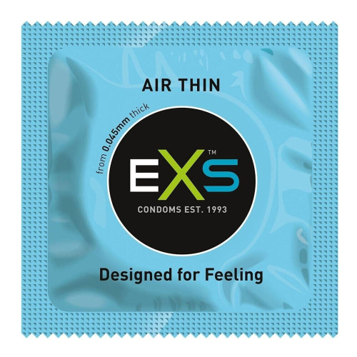 Презервативы латексные прозрачного цвета Exs Air thin feel 12 штук - 2