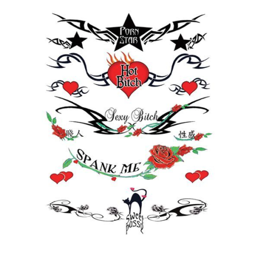 Тимчасове тату Tattoo Set-Sexy Lower Back - 4