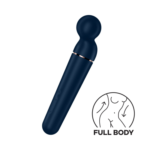 Вибромассажер для возбуждения эрогенных зон синий Satisfyer Planet Wand-er - 1