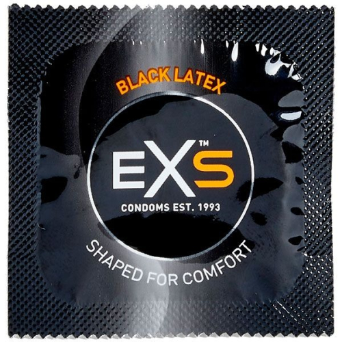 Презервативы черные из натурального каучукового латекса Exs BLACK 10 штук - 2