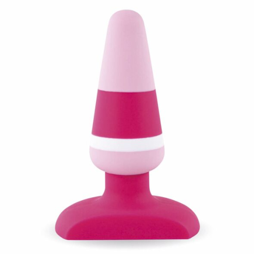 Пробка для анального секса розовая силиконовая FeelzToys Plugz Butt Plug - 1