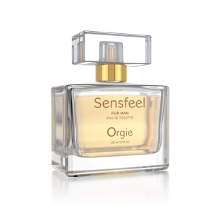 Мужская туалетная вода с эффективной феромон технологией Orgie SENSFEEL + афродизиак 50 мл 