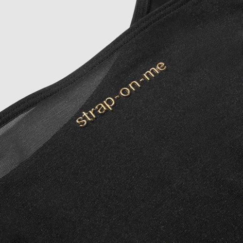 Боди для страпона черное Strap-On-Me Harness Body Signature размер S - 11