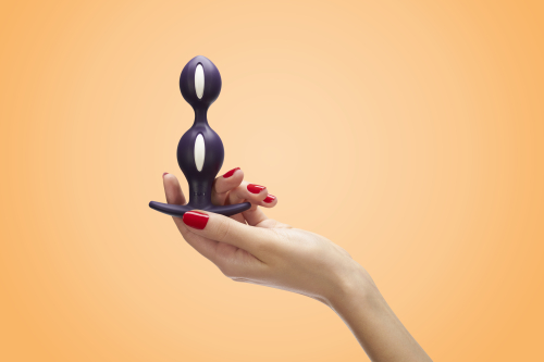 Анальные шарики B Balls Fun Factory фиолетовые - 6