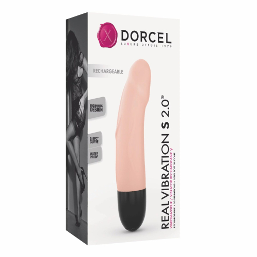 Вибратор реалистичный для точки G телесного цвета Dorcel - 6