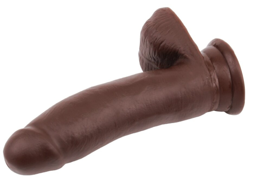 Фалоімітатор реалістичний на присоску коричневий CHISA Sex Lure - 6