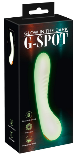Вибратор для стимуляции точки G светится в темноте белый You2Toys - 1