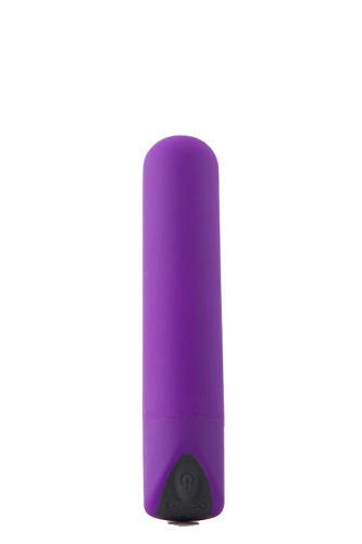 Акумуляторна водонепроникна вібропуля POWERFUL BULLET PURPLE - 1