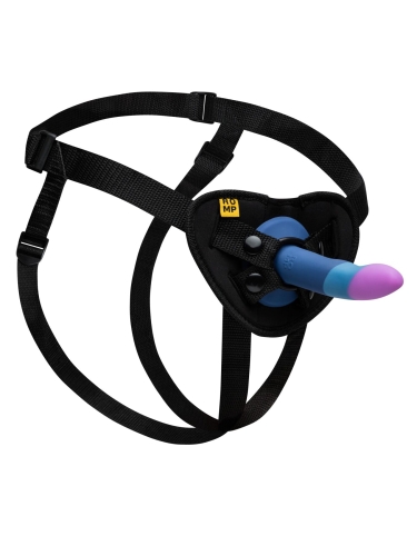 Страпон ременной на присоске синий Romp Piccolo Pegging Kit - 1