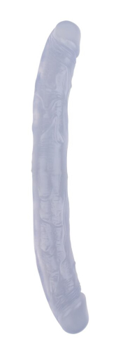 Двосторонній фалоімітатор прозорий CHISA Inch Dildo - 4