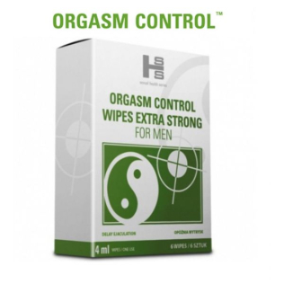 Салфетки для отсрочки эякуляции Shs Orgasm Control Wipes 6штук