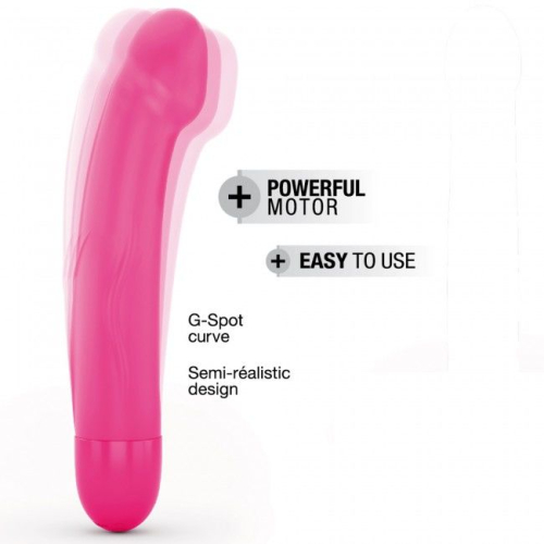 Вибратор для точки G водостойкий розовый Dorcel Real Vibration M Magenta - 1