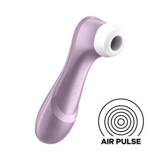 Вакуумный клиторальный стимулятор фиолетового цвета Satisfyer Pro 2