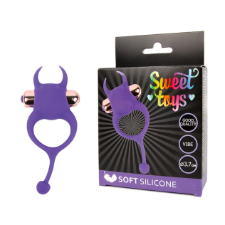 Кольцо эрекционное с вибропулей Дьяволенок со стимуляцией клитора SWEET TOYS