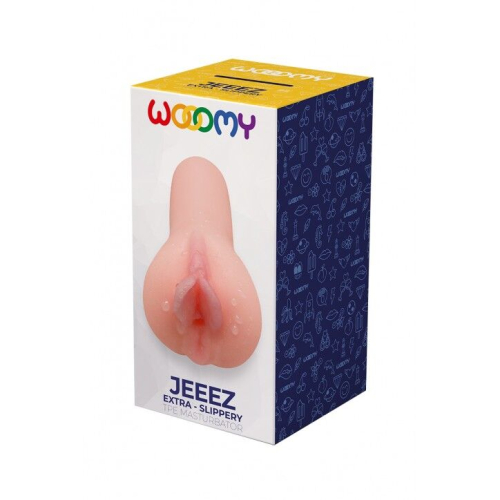 Мастурбатор вагина телесного цвета Wooomy Jeeez Masturbator Vagina - 2