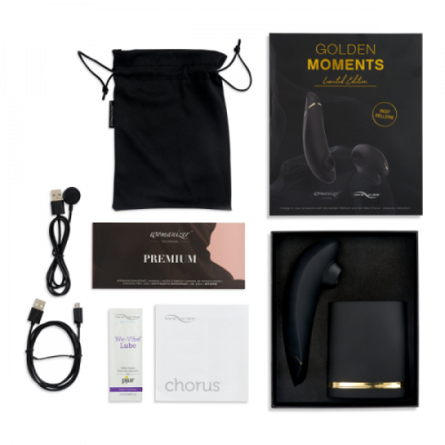 Набір інтимних іграшок Golden Moments Collection Womanizer Premium + We-Vibe Chorus - 6