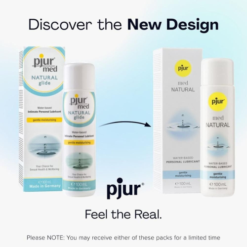 Лубрикант увлажняющий на водной основе Pjur Med Natural Glide 100 мл - 2