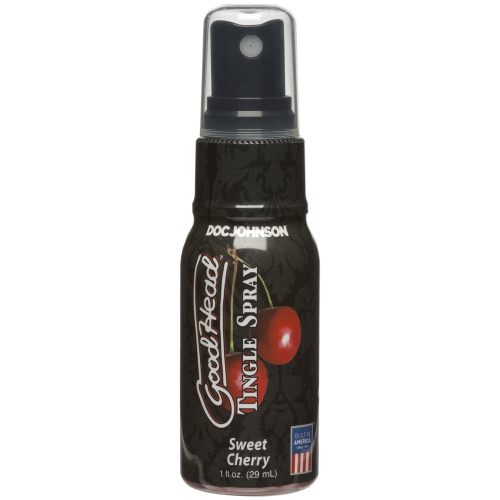 Спрей для мінету з охолоджуючим ефектом і смаком солодкої вишні Doc Johnson GoodHead tingle Spray 29 мл - 1