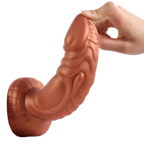 Фаллоимитатор необычной формы на присоске розовый XISE Fantastic penis - 5