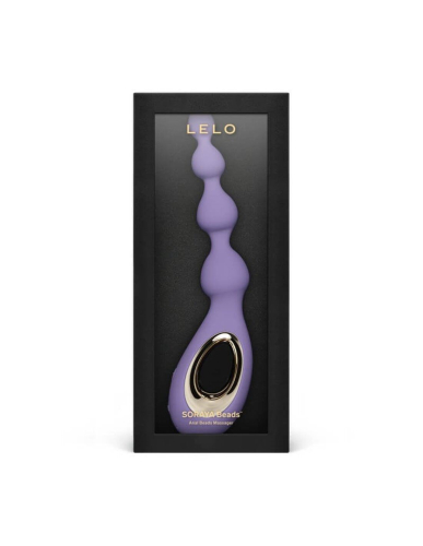 Анальні вібробуси різний діаметр бусин бузкового кольору LELO Soraya Beads Violet Dusk - 3