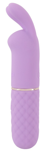 Мини клиторальный вибратор c мягкими виброушками фиолетового цвета Soft Silicone Cuties - 4