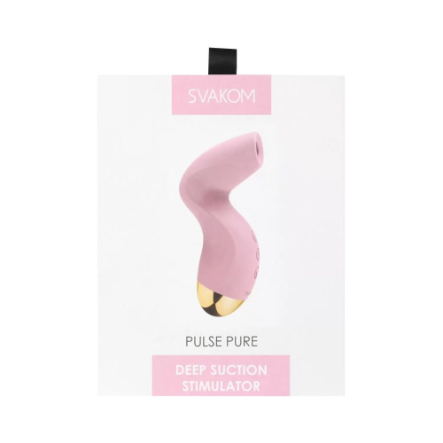 Вакуумный клиторальный стимулятор розового цвета Svakom Pulse Pure - 8