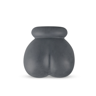 Силиконовая насадка на мошонку для стимуляции эрекции серая Boners Ball Pouch