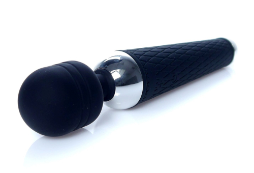 Вибромассажер пульсатор Ванд черного цвета BOSS of TOYS Massager Power Wand - 5