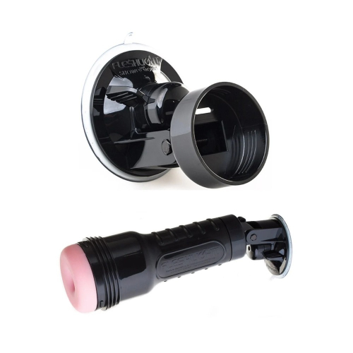 Крепление на стену с присоской для мастурбатора черного цвета Fleshlight - 3