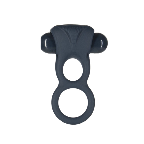 Подвійне ерекційне кільце Lux Active Triad-Vibrating Dual Cock Ring з вібропулею і пультом ДУ - 1