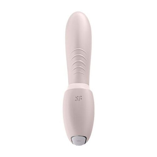 Вакуумний вібростимулятор для клітора і зони G силіконовий рожевий Satisfyer Sunray - 2
