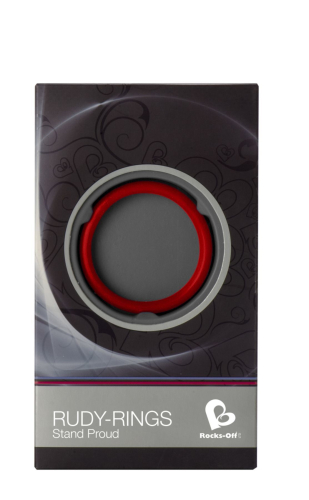 Ерекційне кільце Rocks Off Rudy-Rings Red - 2