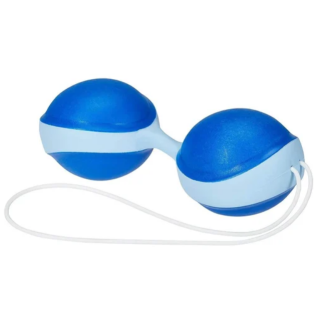 Вагинальные силиконовые шарики темно синего цвета Amor Gym Balls