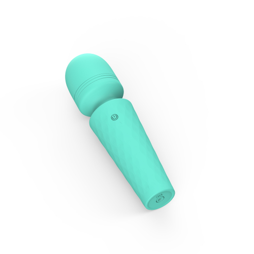Міні-вібратор мікрофон бірюзовий Every Night Toys Sharon 10 режимів вібрації - 4