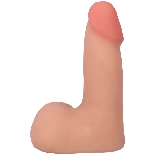 Фаллоимитатор реалистичный на съемной присоске телесный Doc Johnson The Realistic Cock ULTRASKYN - 5 Inch with Balls Vanilla - 2