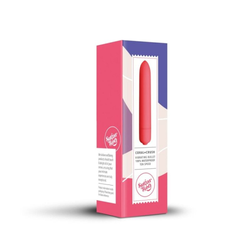 Вібратор для клітора оранжевого кольору SugarBoo Coral Crush - 5