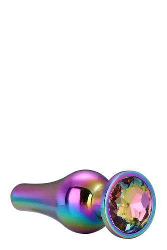 Анальна пробка конічної форми Dream Toys GLEAMING LOVE COLOURED PLEASURE PLUG M - 4